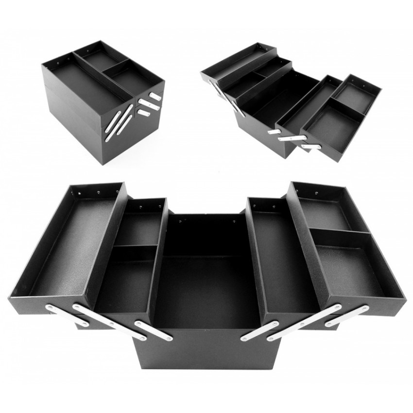 Detail kozmetického kufríka CA18A s priehradkami